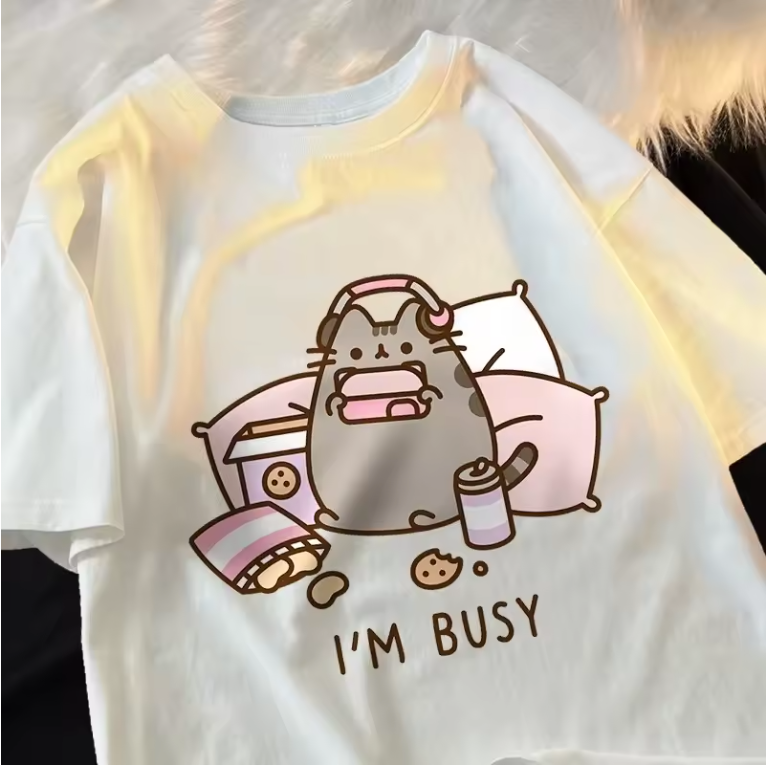 Pusheen I'm Busy Graphic T-Shirt