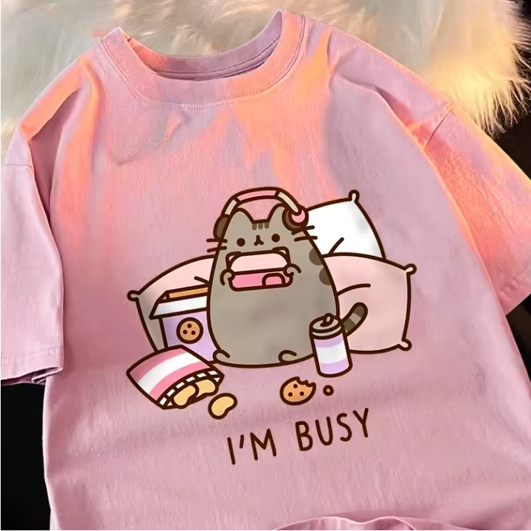 Pusheen I'm Busy Graphic T-Shirt