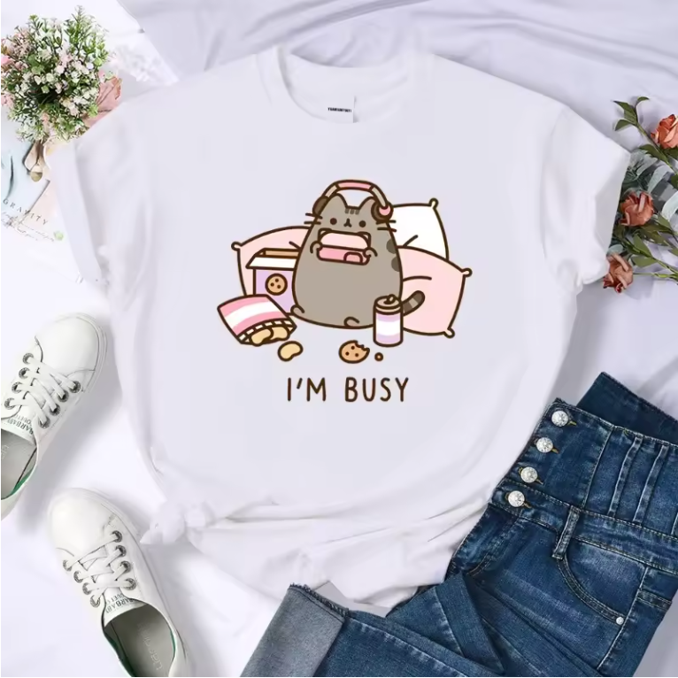 Pusheen I'm Busy Graphic T-Shirt